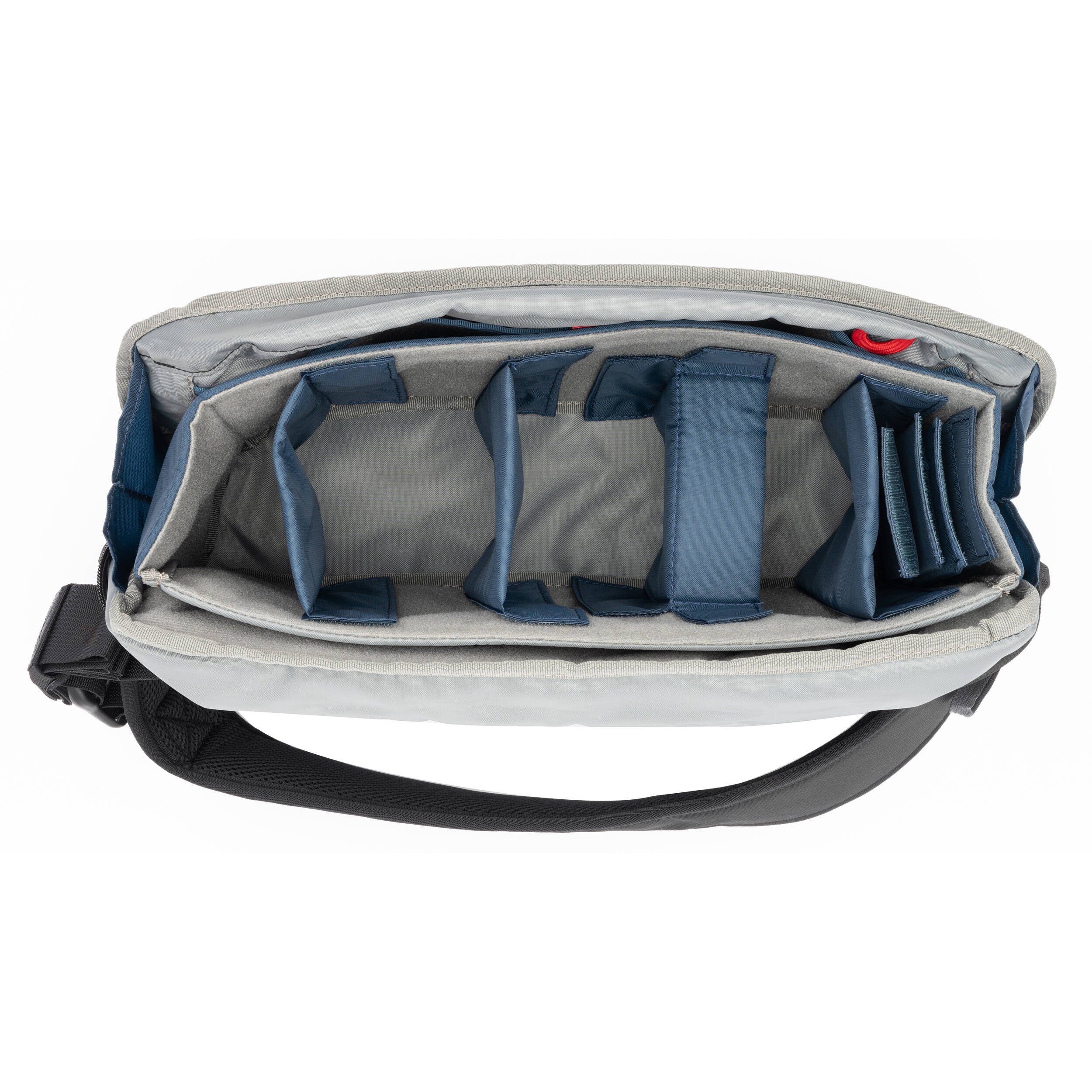PressPass Sling Bag with removable insert, grab handle, and rain cover for easy camera access.