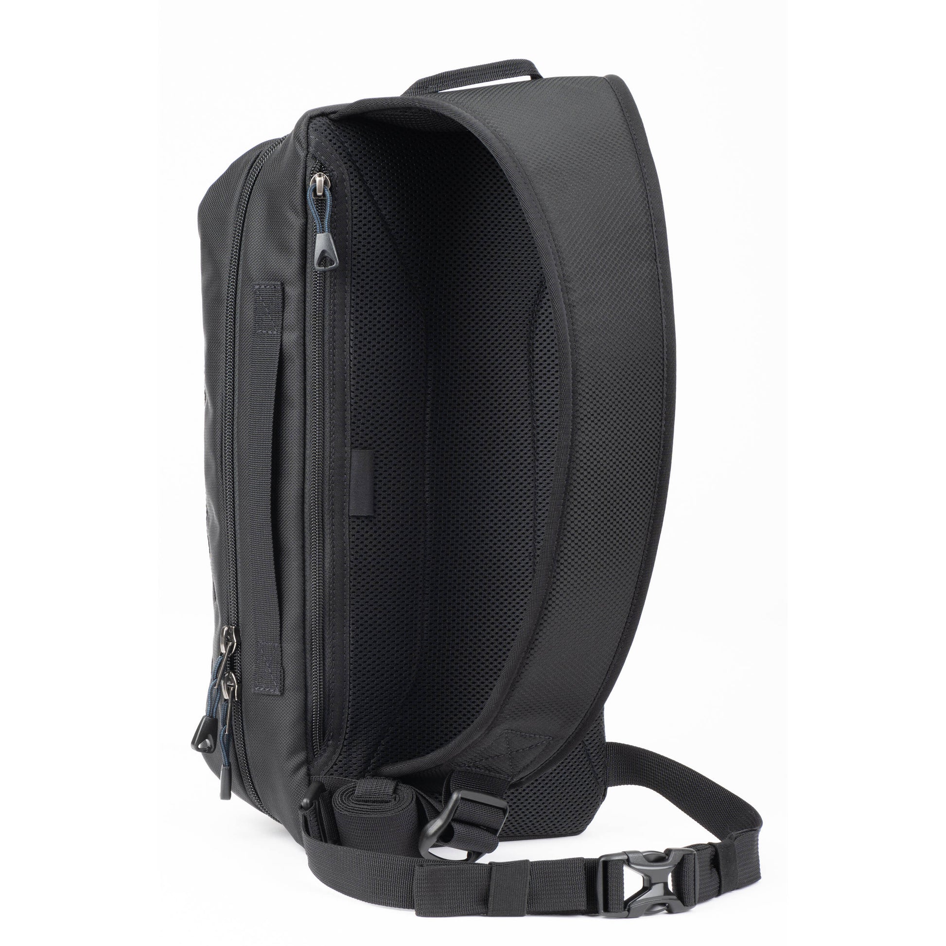 PressPass Sling Bag with removable insert, grab handle, and rain cover for easy camera access.