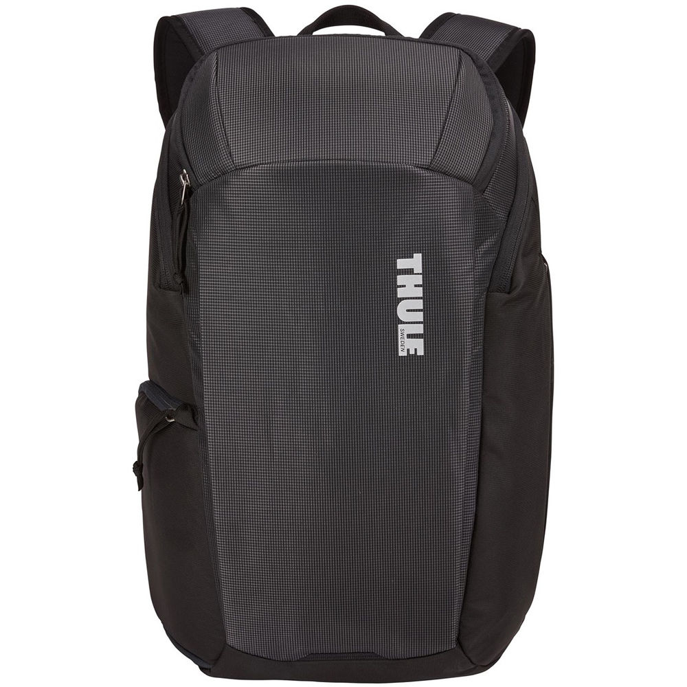 Thule camera backpack with padded compartments, adjustable dividers, and ergonomic straps