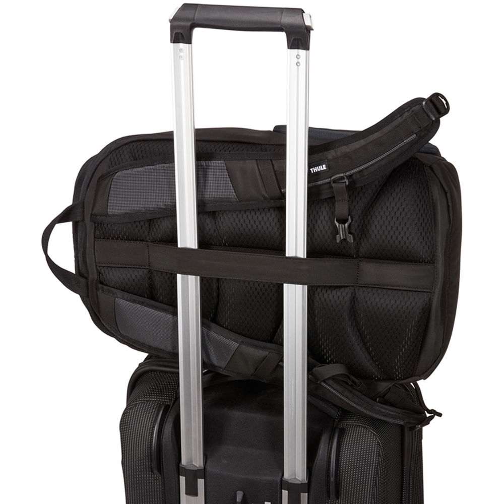 Thule camera backpack with padded compartments, adjustable dividers, and ergonomic straps