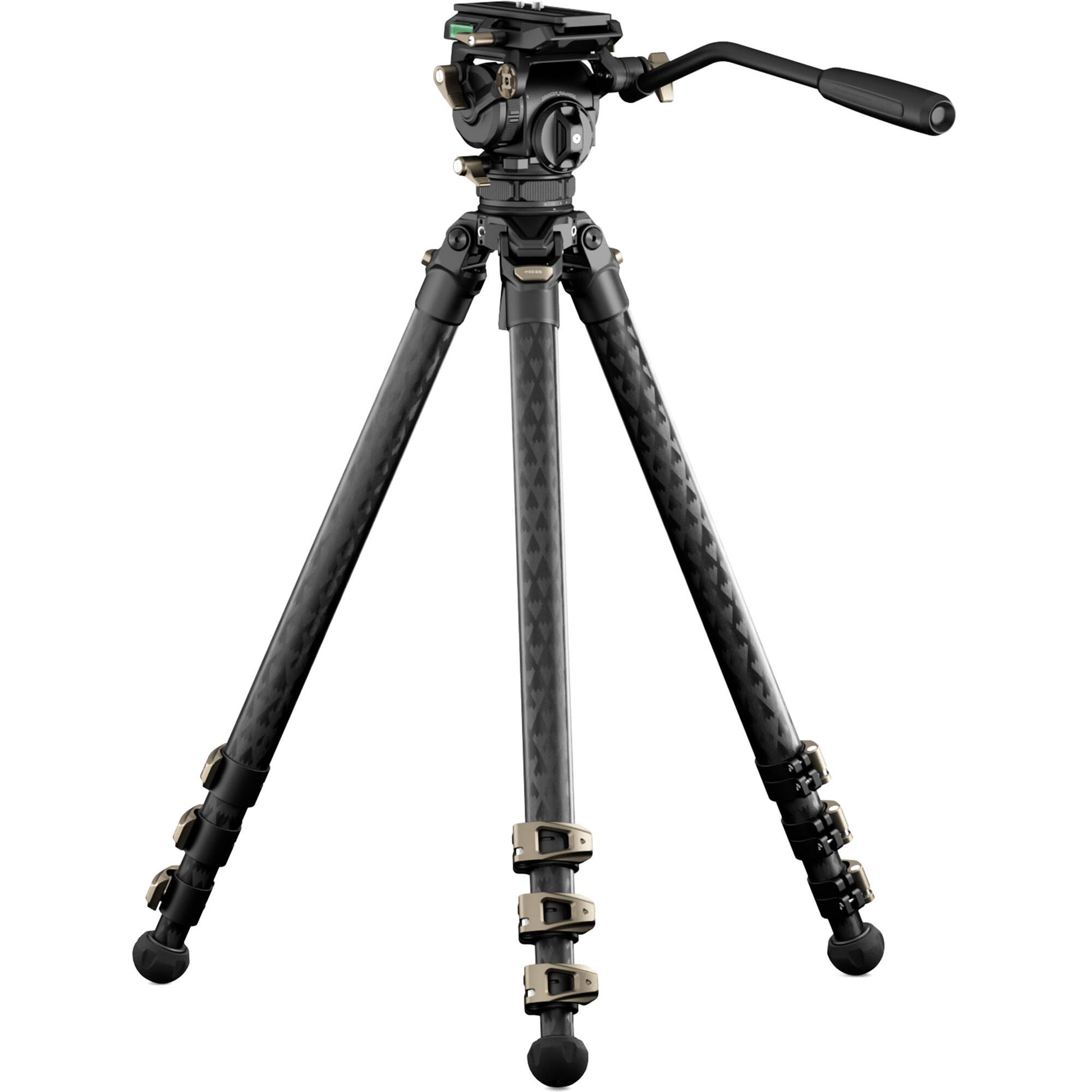 This tripod offers stability, precision, and flexibility, ensuring perfect balance, fluid movement, and robust support for diverse terrains.