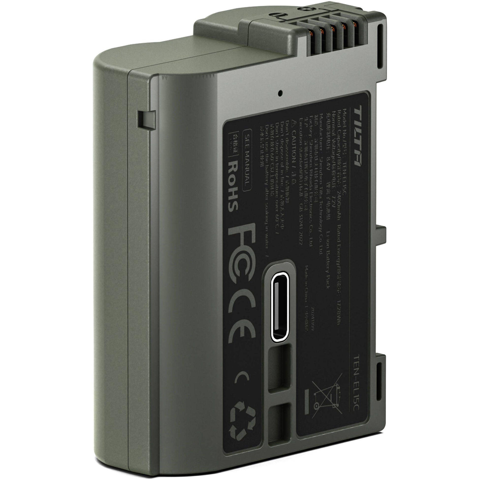 EN-EL15C USB-C rechargeable Nikon battery.