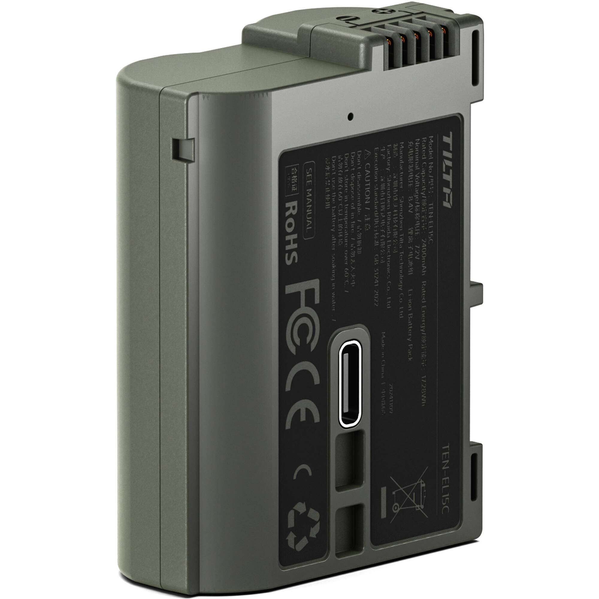 EN-EL15C USB-C rechargeable Nikon battery.
