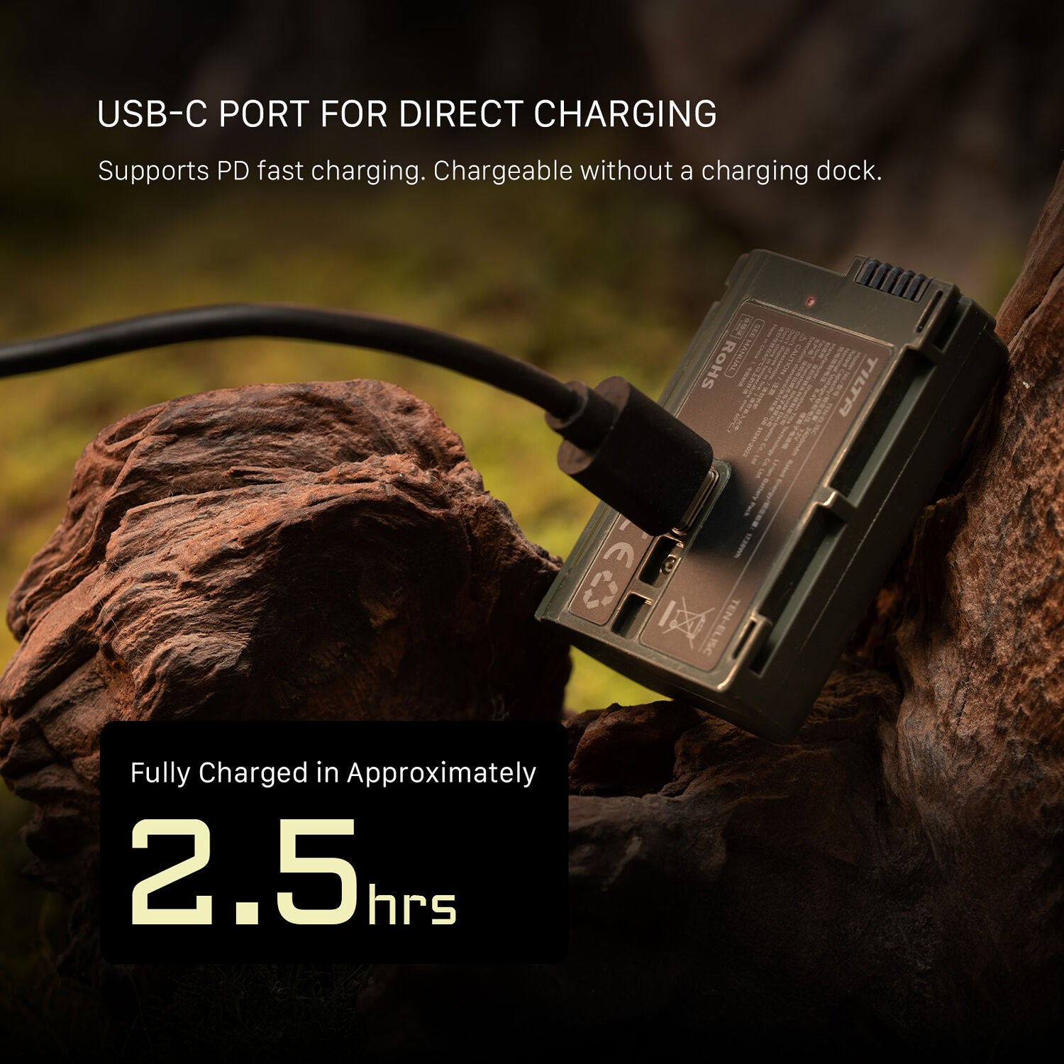EN-EL15C USB-C rechargeable Nikon battery.