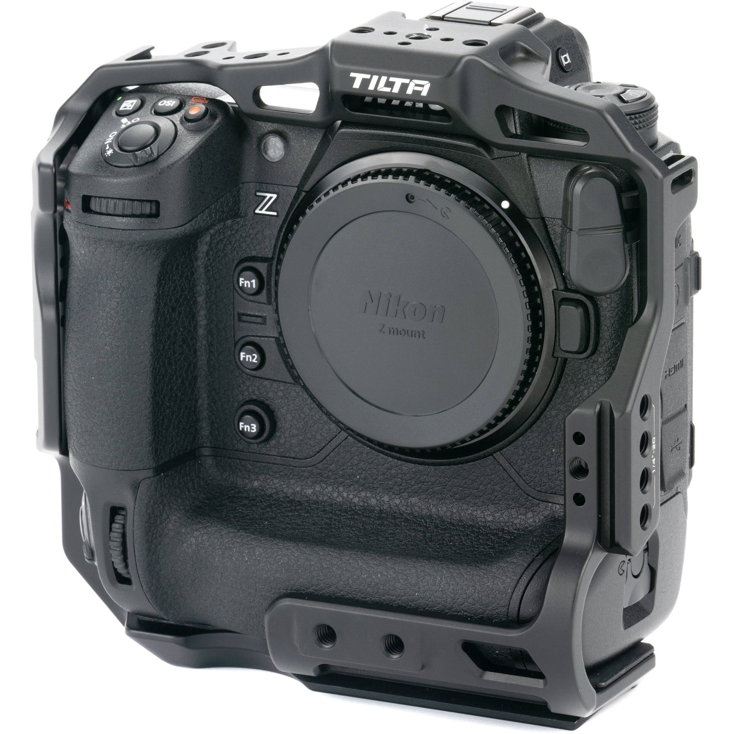 Protect your Nikon Z9 with Tilta's Full Camera Cage for secure mounting and accessory expansion.