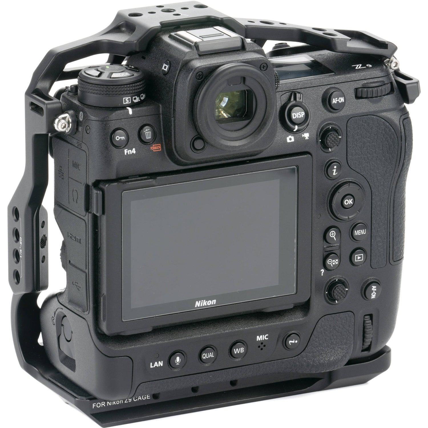 Protect your Nikon Z9 with Tilta's Full Camera Cage for secure mounting and accessory expansion.