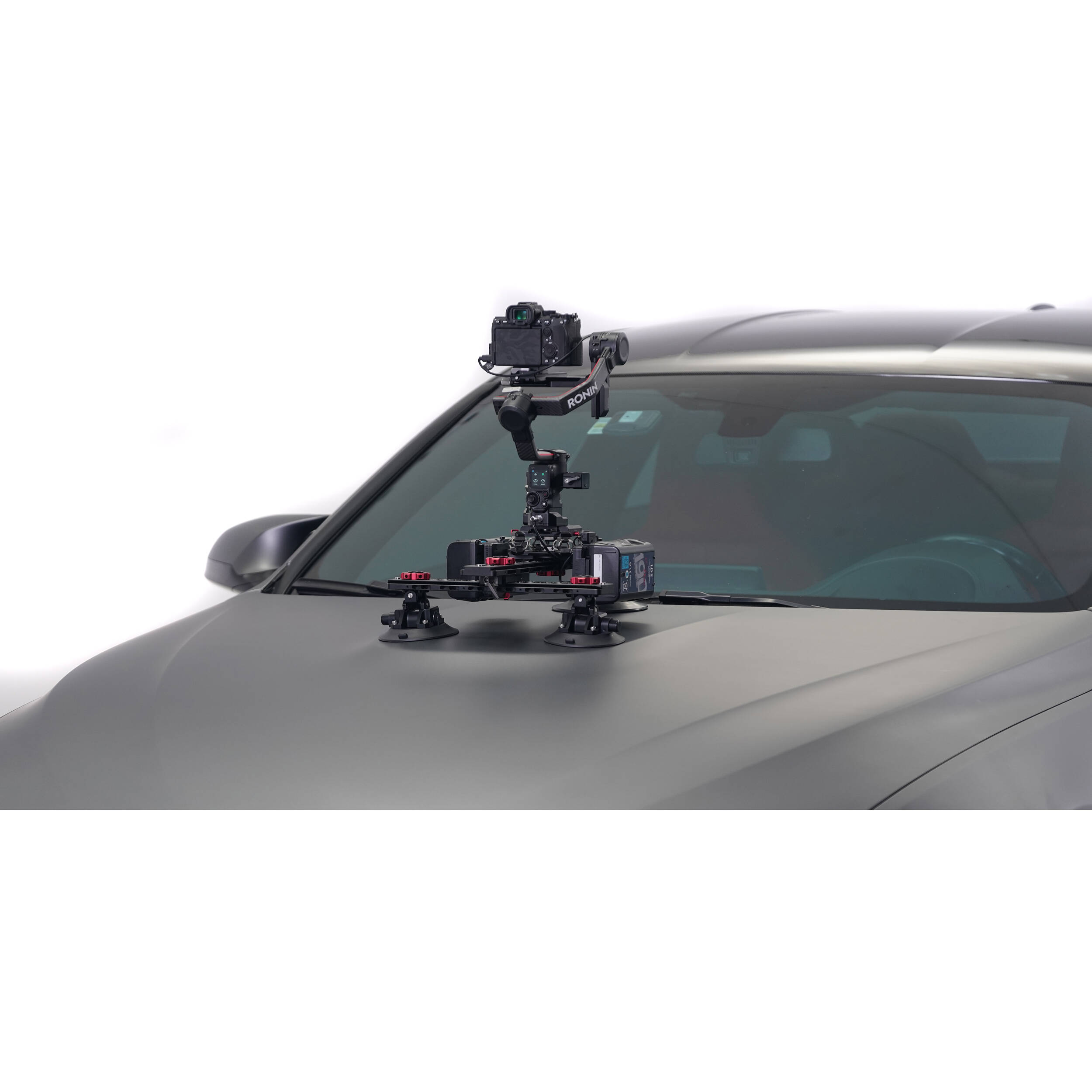 The Hydra Alien Car Mounting System offers lightweight, versatile, and stable solutions for dynamic car-mounted cinematography, supporting various cameras.