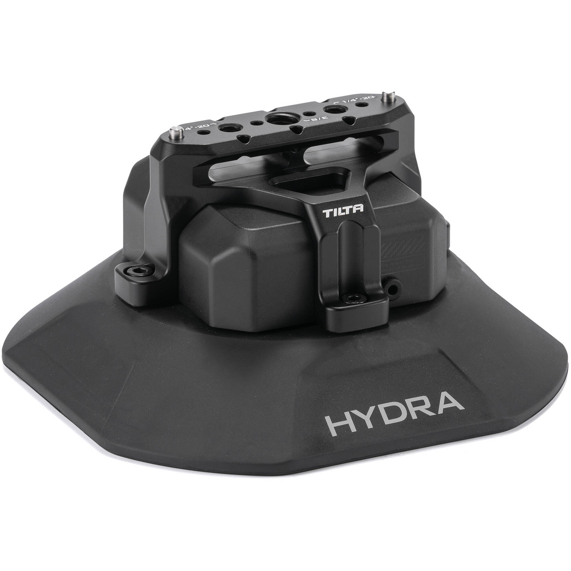 Tilta Hydra Electronic Suction Cup with NATO Mount – a secure, motorised mounting solution designed for stable camera rigging on vehicles and smooth dynamic shots.