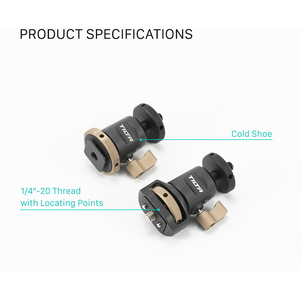 Tilta Mini Ball Head Mount with Cold Shoe