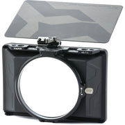 Camera lens hood with Tilta branding on a white background