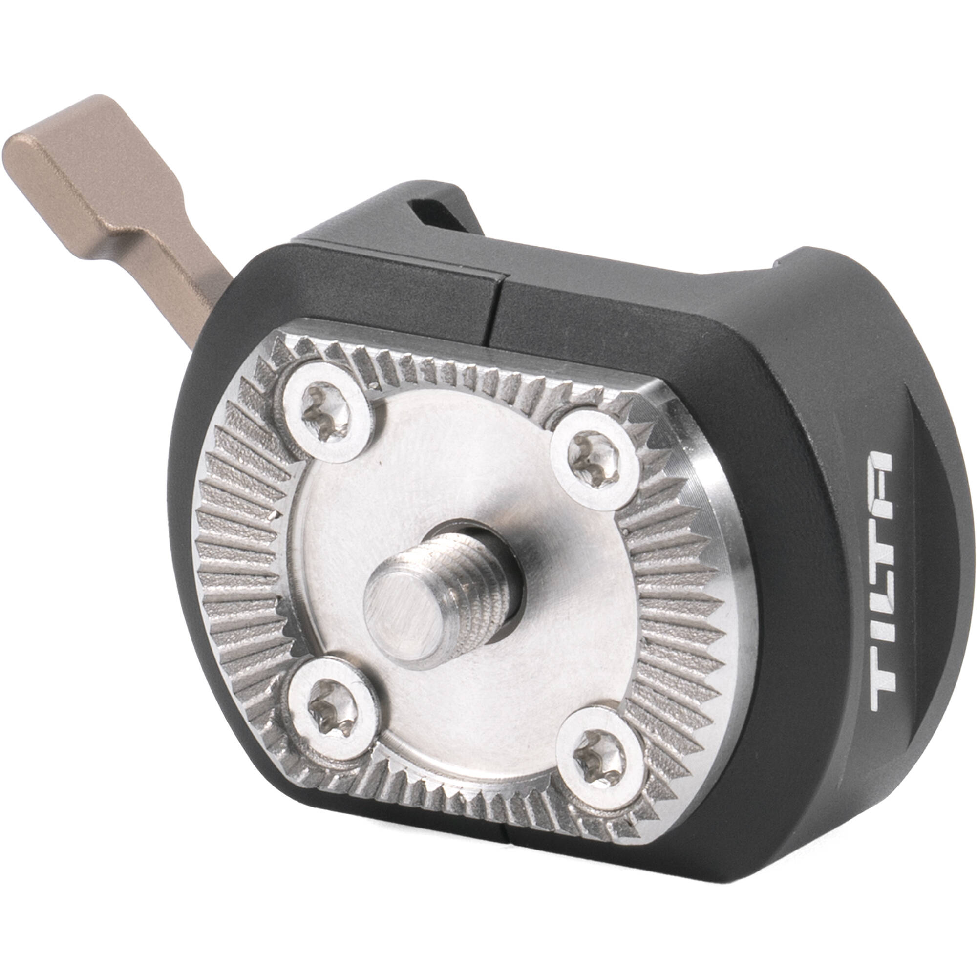 Use the NATO to Rosette Adaptor to securely attach side handles to your camera rig with stable connections.