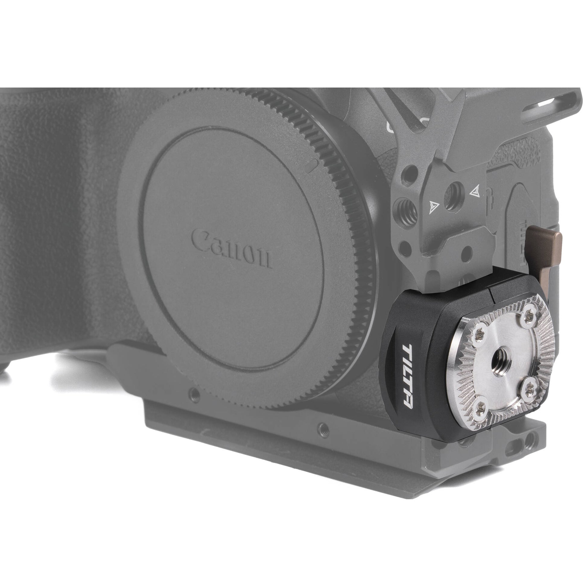Use the NATO to Rosette Adaptor to securely attach side handles to your camera rig with stable connections.