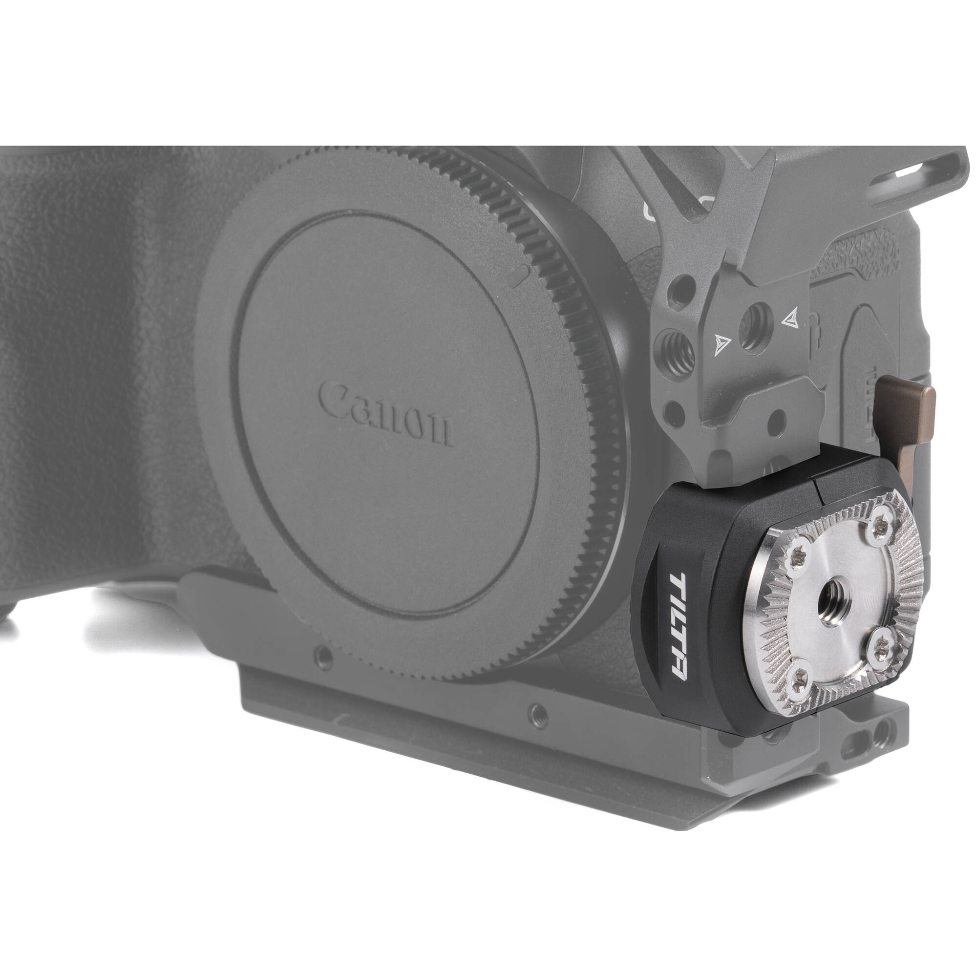 Use the NATO to Rosette Adaptor to securely attach side handles to your camera rig with stable connections.