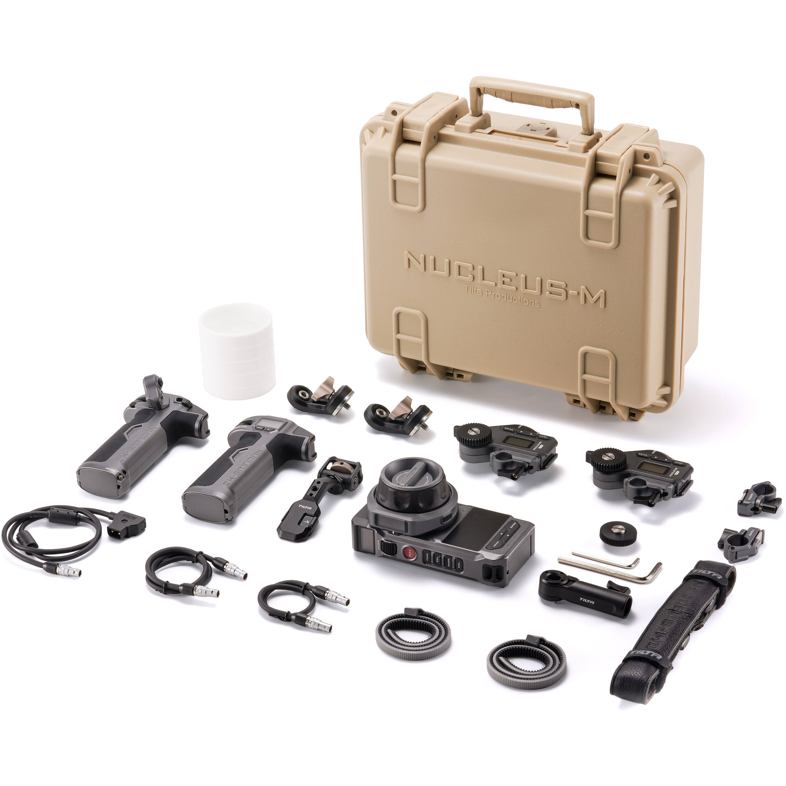 Nucleus-M II controlling ND filter on matte box.