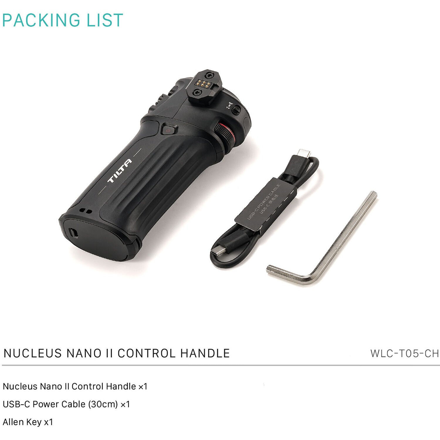Nano II Control Handle for motorised focus, powered by Sony battery.