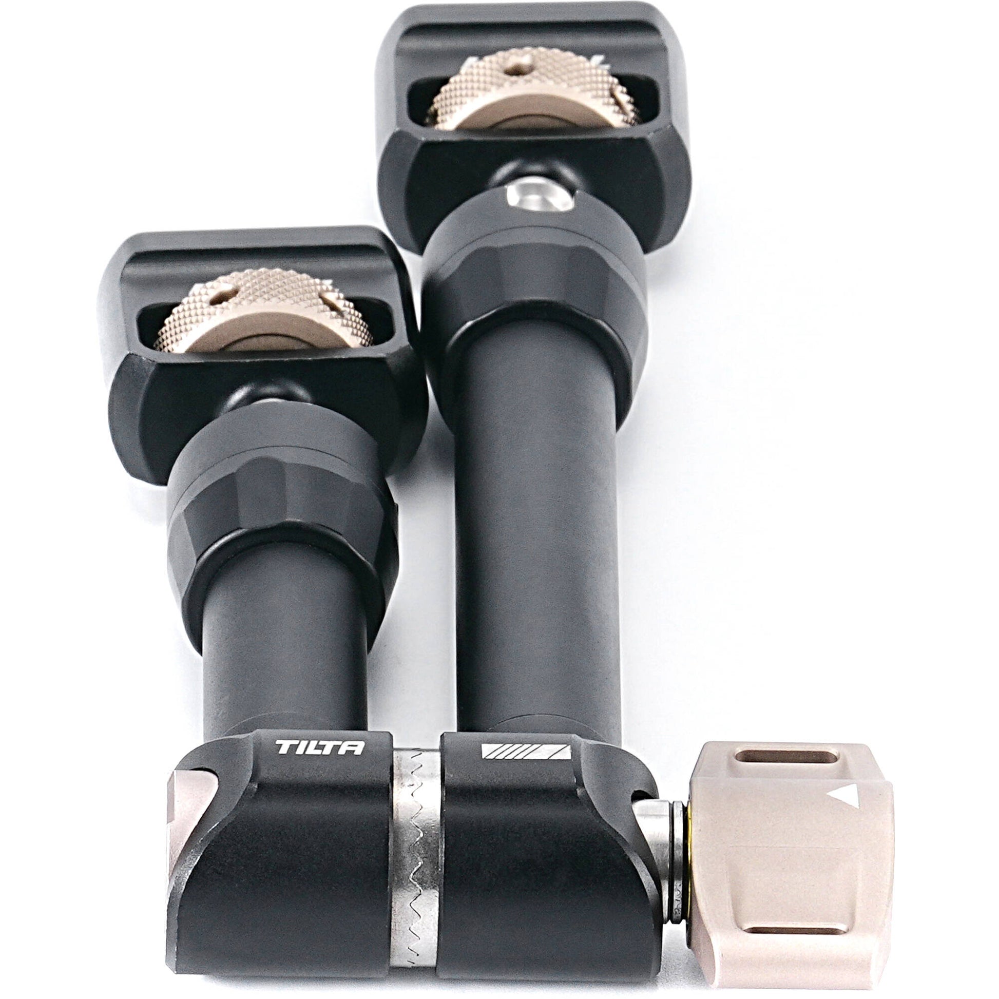 Tilta Pro articulating arm in black with dual ball heads and 1/4″-20 mounts.