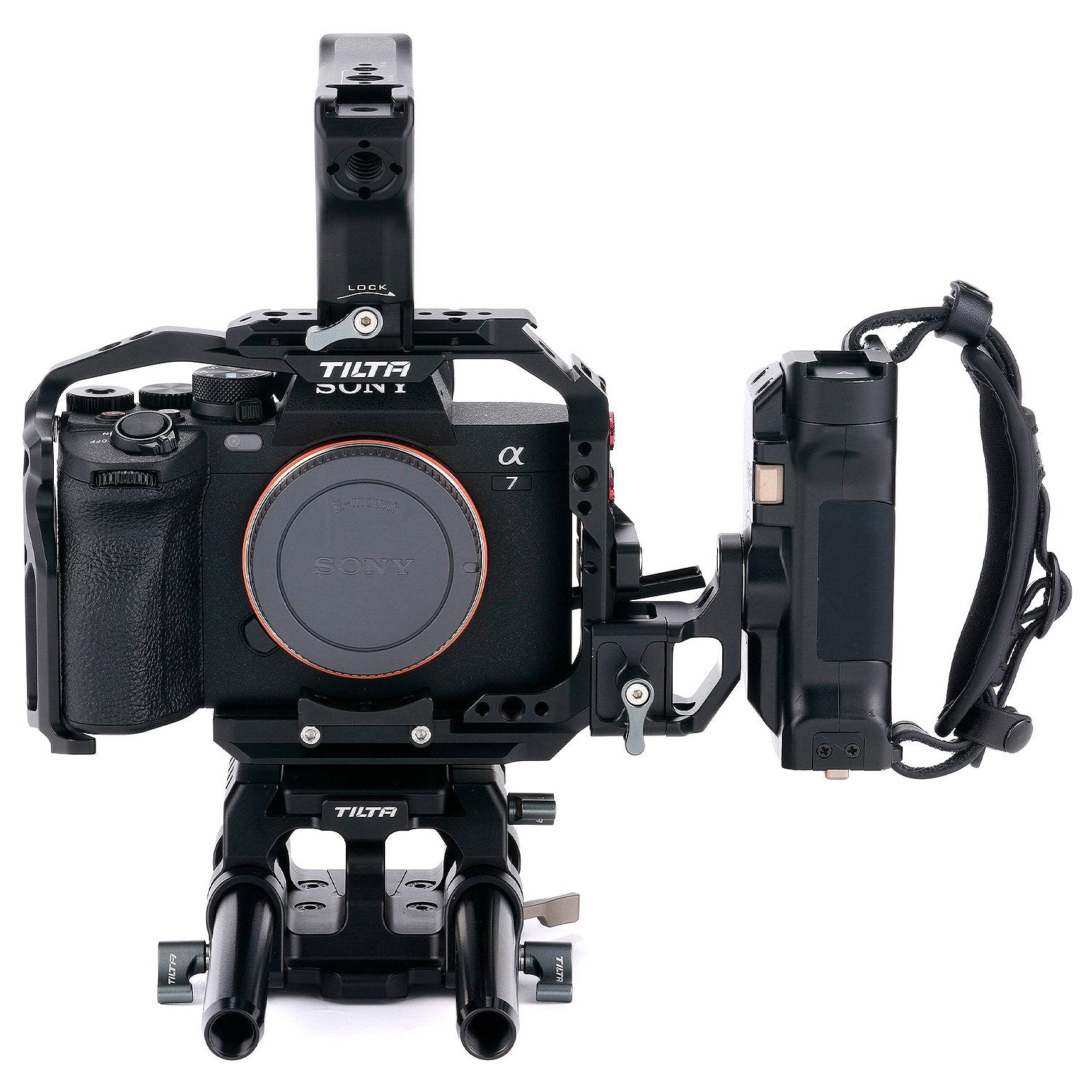 A camera cage kit that perfectly fits your Sony a7 IV mirrorless camera and allows you to protect, transport, power and add accessories effortlessly.