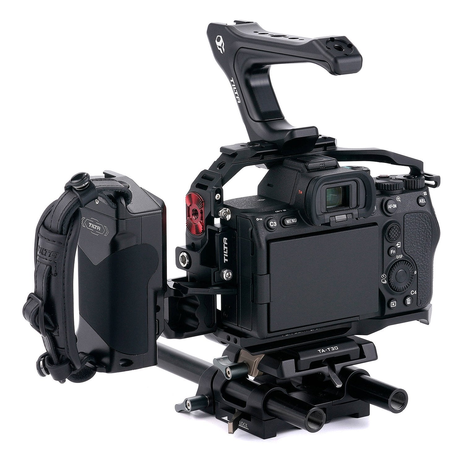 A camera cage kit that perfectly fits your Sony a7 IV mirrorless camera and allows you to protect, transport, power and add accessories effortlessly.