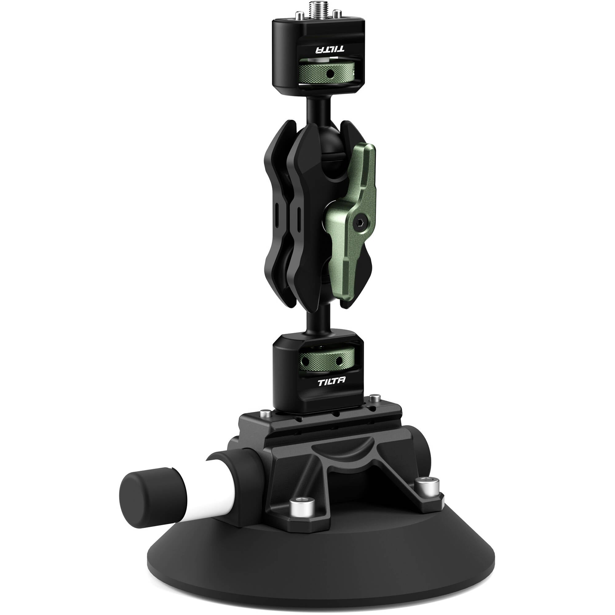 Tilta Universal Action Camera Suction Cup Mounting Kit – secure, adjustable mount for attaching action cameras to flat surfaces like car windows or dashboards.