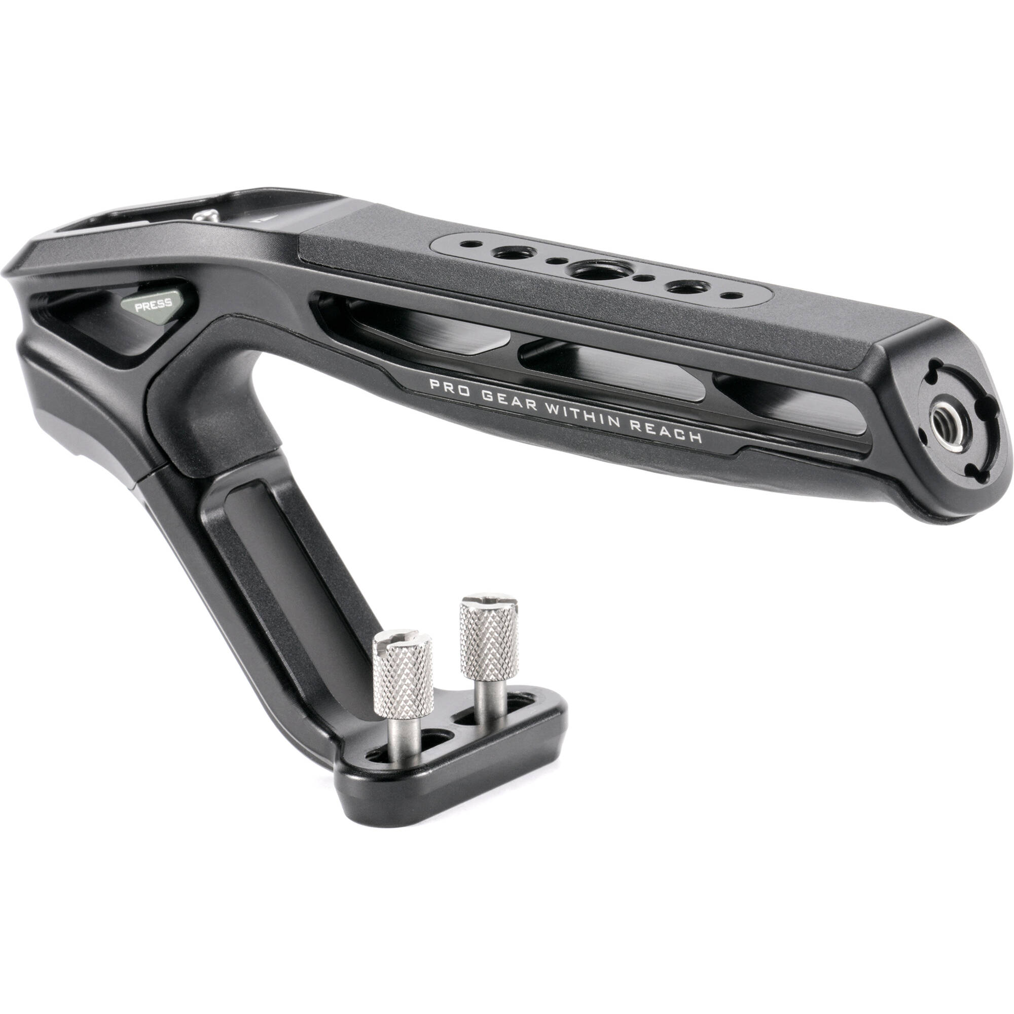 A top handle perfect for adding accessories to your camera cage and that easily adapts to multiple photography scenarios. 