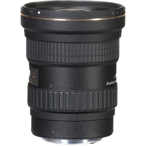 Tokina AT-X 14–20mm f/2 Pro DX ultra-wide zoom lens for Canon EF, ideal for landscapes, architecture, and interiors.