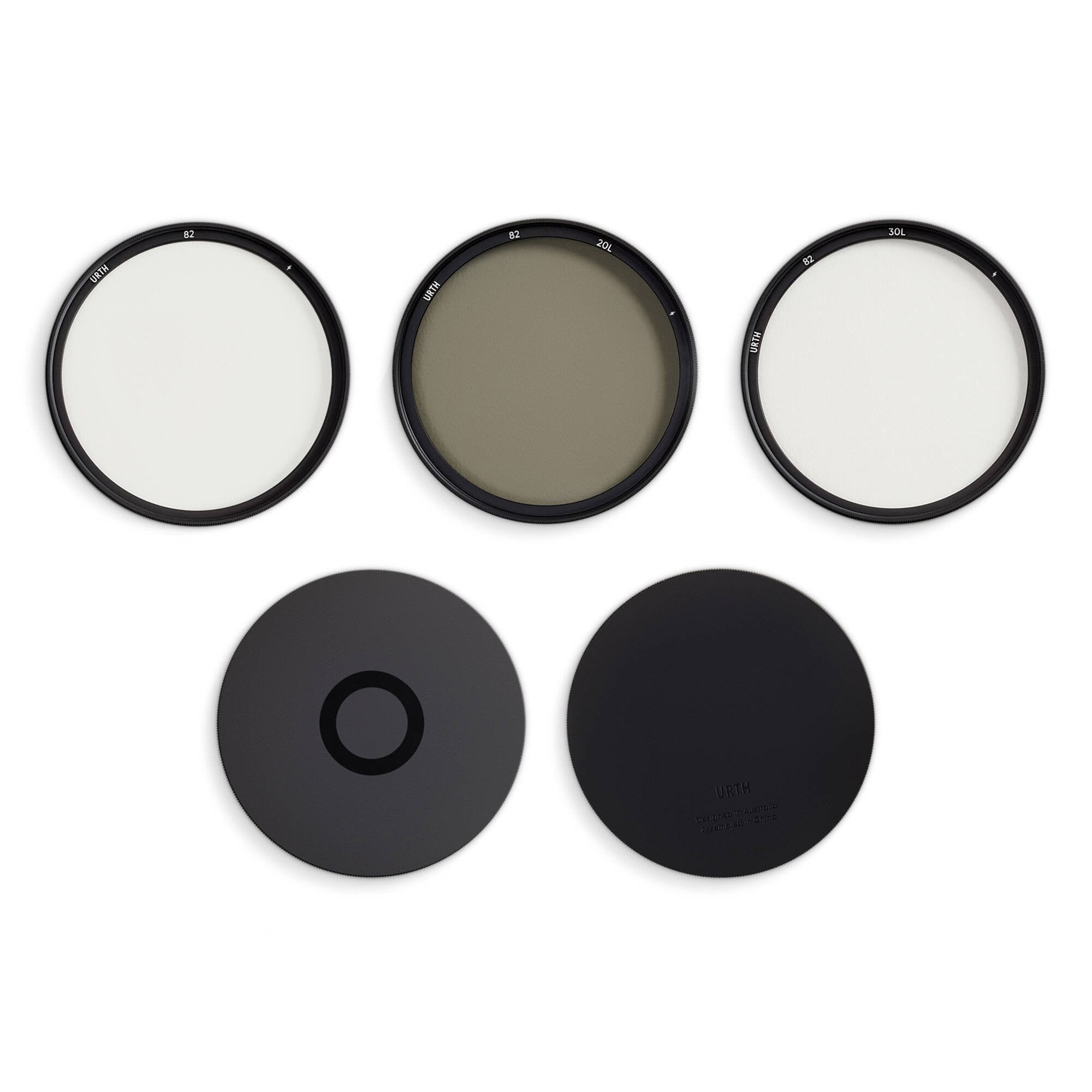 Urth Plus+ Magnetic UV and Circular Polariser Filter Set (82mm) for photography, providing protection and glare reduction.