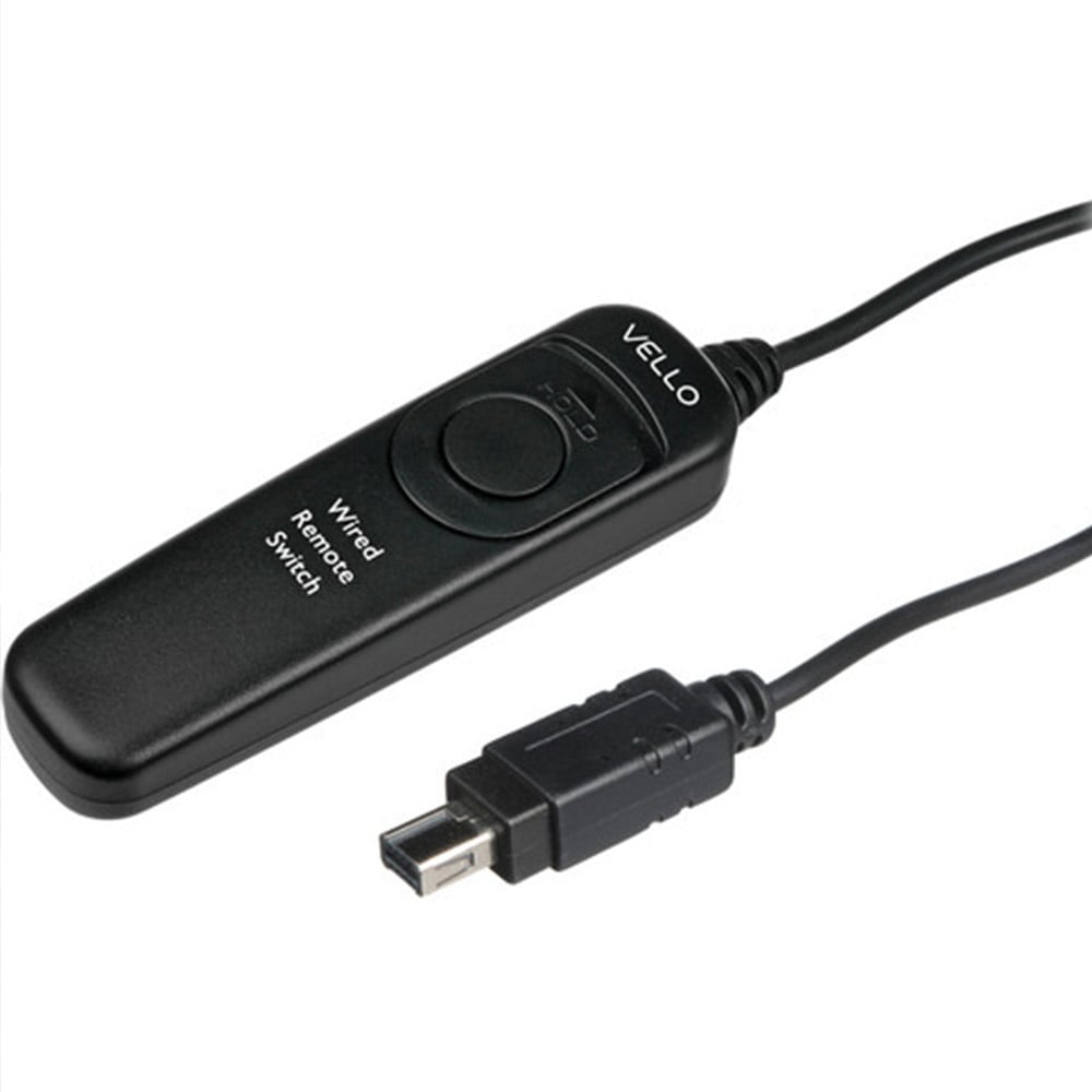Vello RS-N2II Wired Remote Switch – compact shutter release remote for select Nikon cameras, ideal for long exposures, time-lapses, and shake-free shooting.