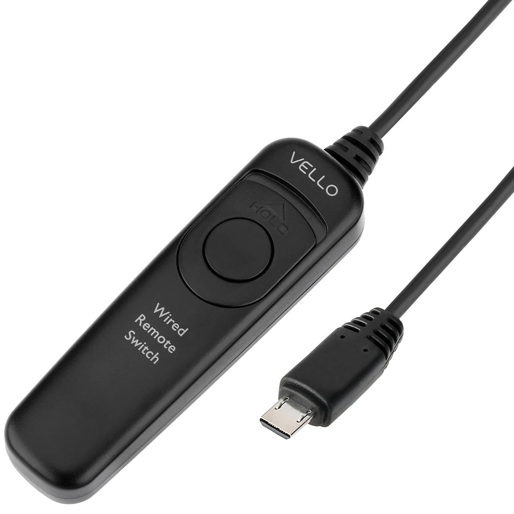 This wired remote switch from Vello enables you to take stable long-exposure photographs with your Sony camera.