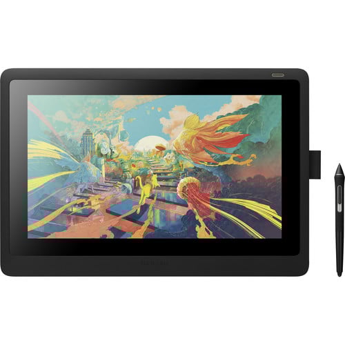 Wacom Cintiq 16 HD Pen Display Tablet with Pro Pen 2 for professional digital drawing and design.