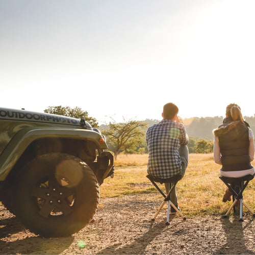 Comfortably sit for extended periods with the Walkstool Comfort 65, a lightweight folding chair for travelling photographers.