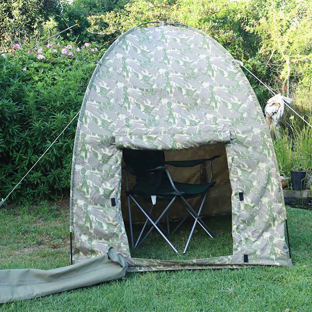 Wildhide Batis Dome Hide for discreet and portable wildlife photography concealment.