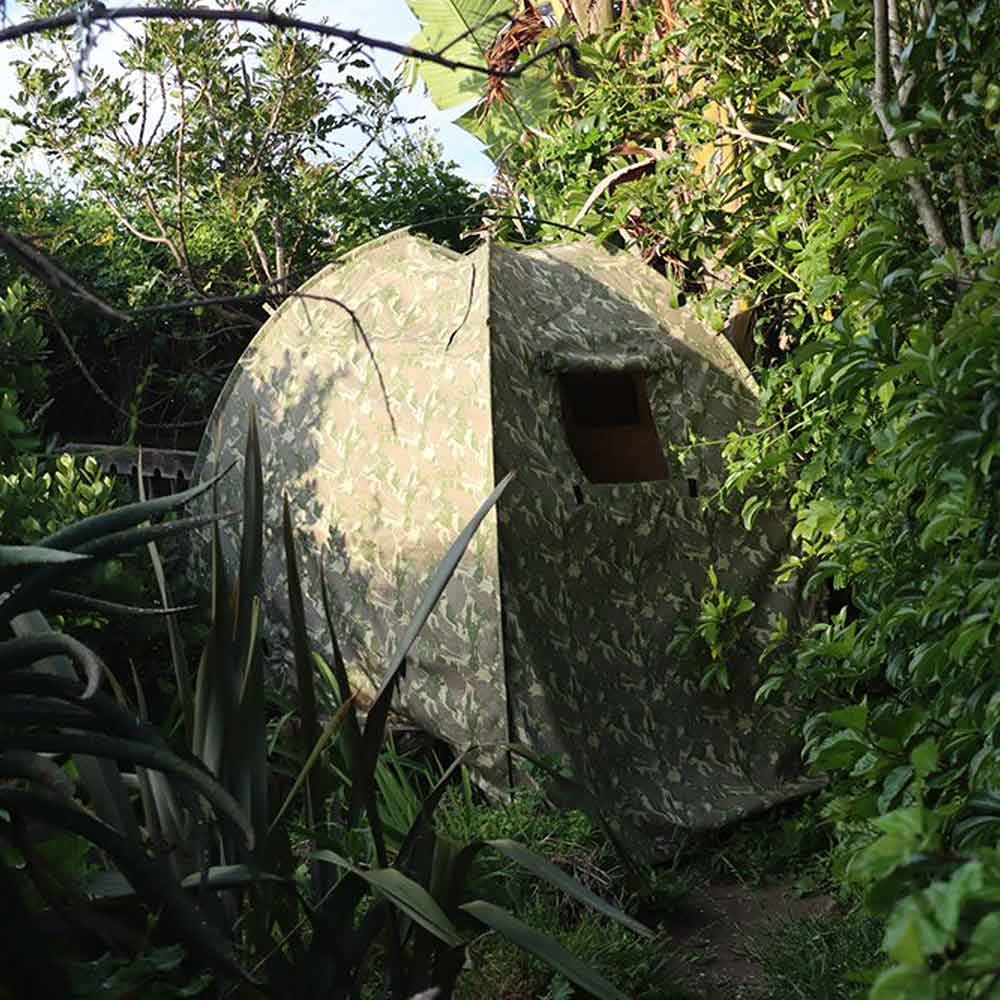 Wildhide Batis Dome Hide for discreet and portable wildlife photography concealment.