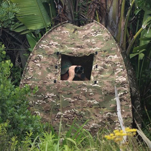 Wildhide Batis Dome Hide for discreet and portable wildlife photography concealment.