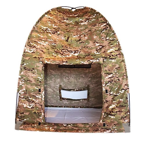 Wildhide Batis Dome Hide for discreet and portable wildlife photography concealment.
