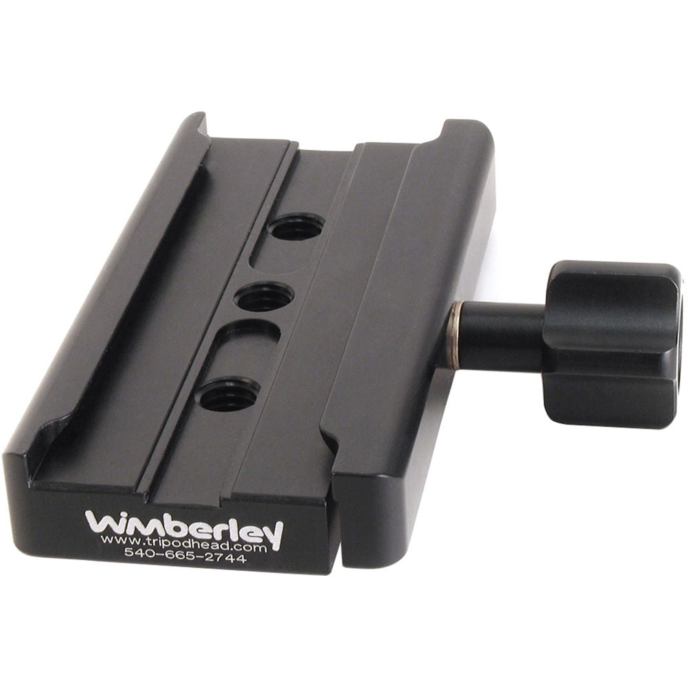 A robust clamp designed to last. Constructed with one of the most substantial series of aluminium. Compatible with any tripod head using a 3/8"-16 screw.