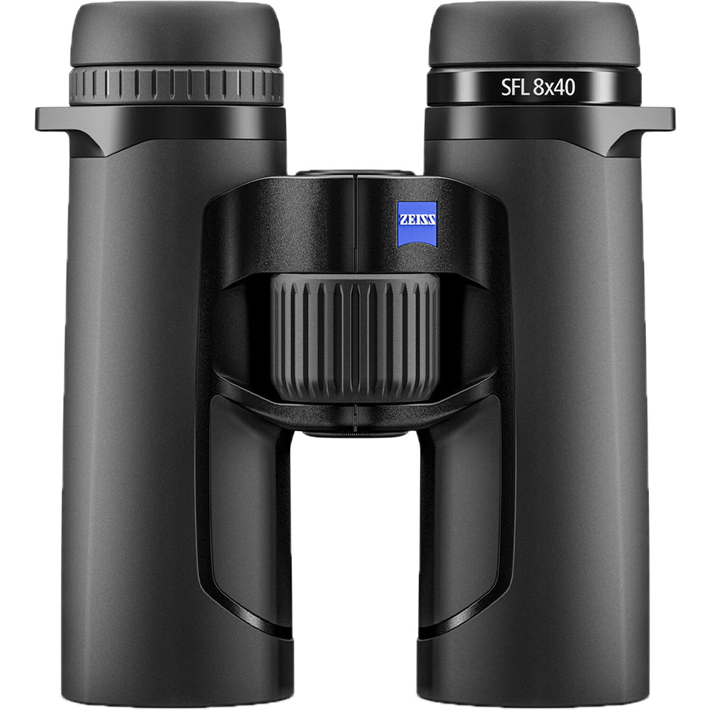 Zeiss 8x40 SFL lightweight binoculars with UHD optics, fast focus, wide field of view, and weatherproof design.