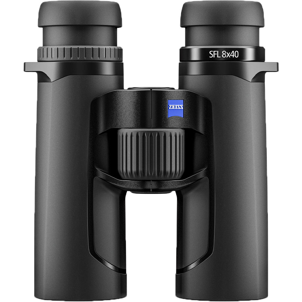 Zeiss 8x40 SFL lightweight binoculars with UHD optics, fast focus, wide field of view, and weatherproof design.