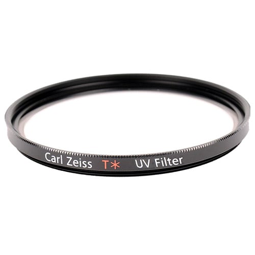 Zeiss 62mm UV Filter for lens protection and haze reduction, delivering sharp, high-contrast images.