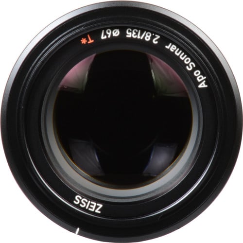 Zeiss Batis 135mm f/2.8 lens for Sony E. Telephoto prime with f/2.8, sharp Zeiss optics, compact design, ideal for portraits, wildlife, and sports.