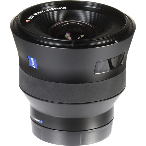 Zeiss Batis 18mm f/2.8 ultra-wide prime lens for Sony E full-frame mirrorless cameras.