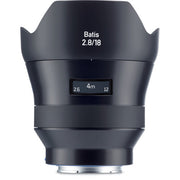 Zeiss Batis 18mm f/2.8 ultra-wide prime lens for Sony E full-frame mirrorless cameras.