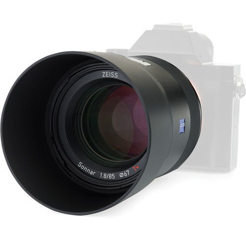 Zeiss Batis 85mm f/1.8 Lens for Sony E-mount, compact telephoto prime with image stabilisation.