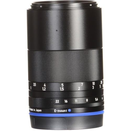 Zeiss Loxia 85mm f/2.4 for Sony E. Short-telephoto prime with Sonnar design, f/2.4 aperture, manual focus, and weather-sealed all-metal construction.