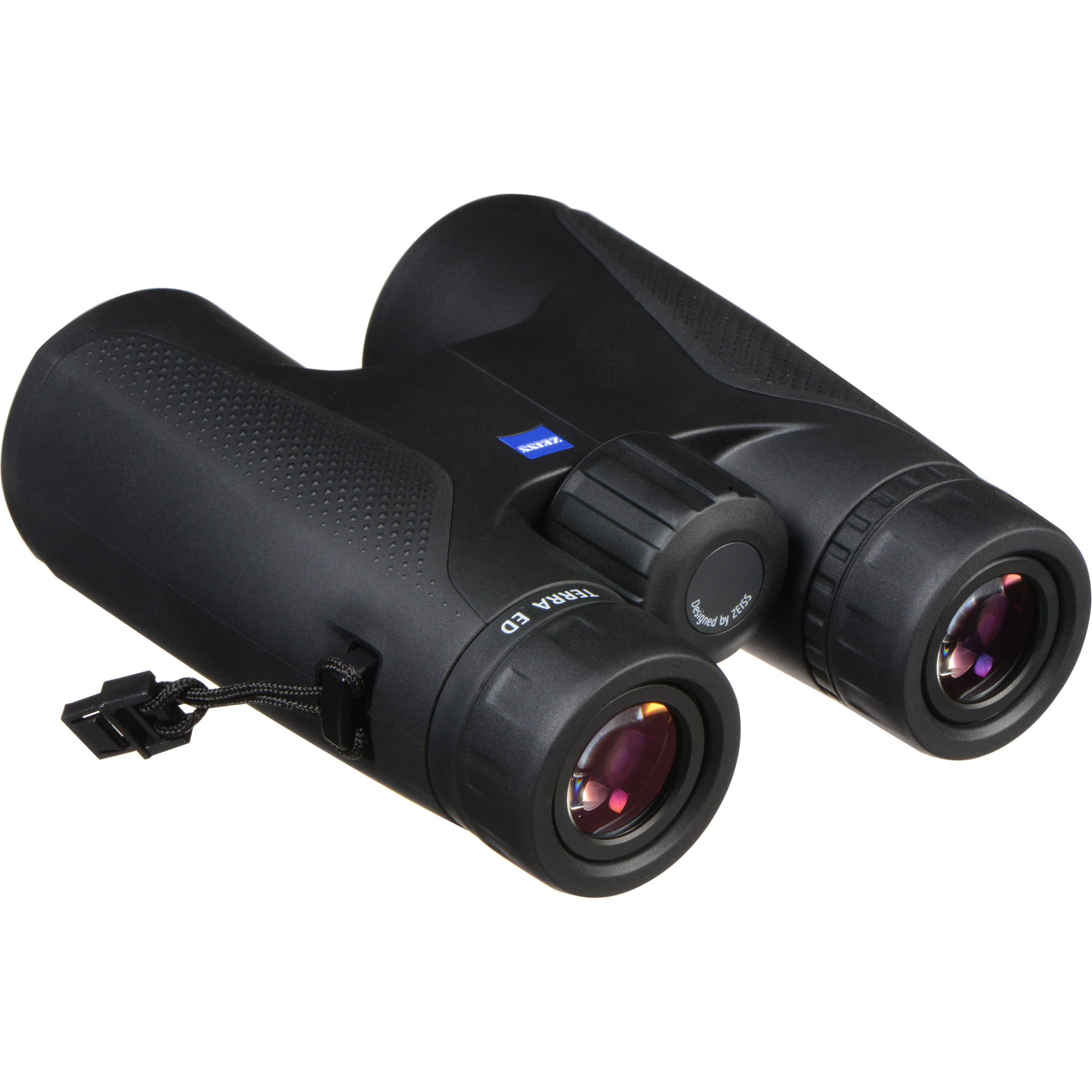 Zeiss Terra ED binoculars on rocky terrain showcasing durable, trail-ready build.