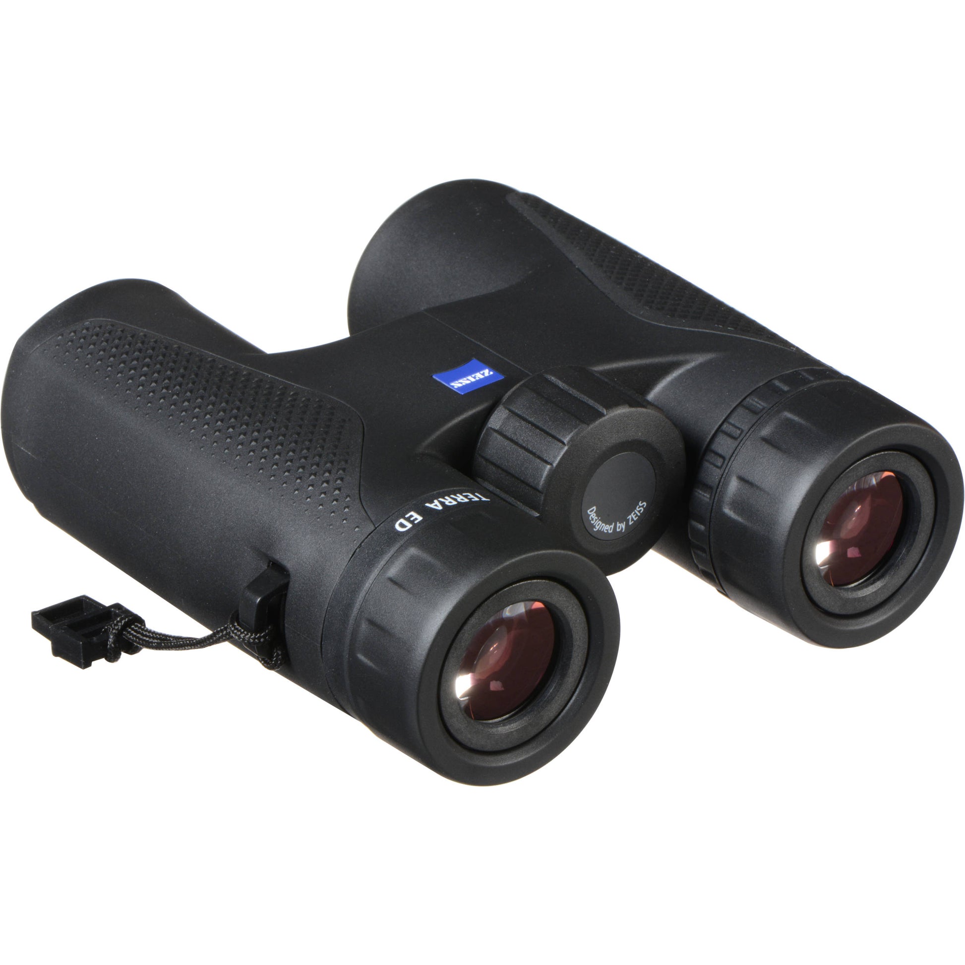 Zeiss Terra ED 10x32 binoculars with 10x magnification, ED glass, wide view, and waterproof fog-proof design.