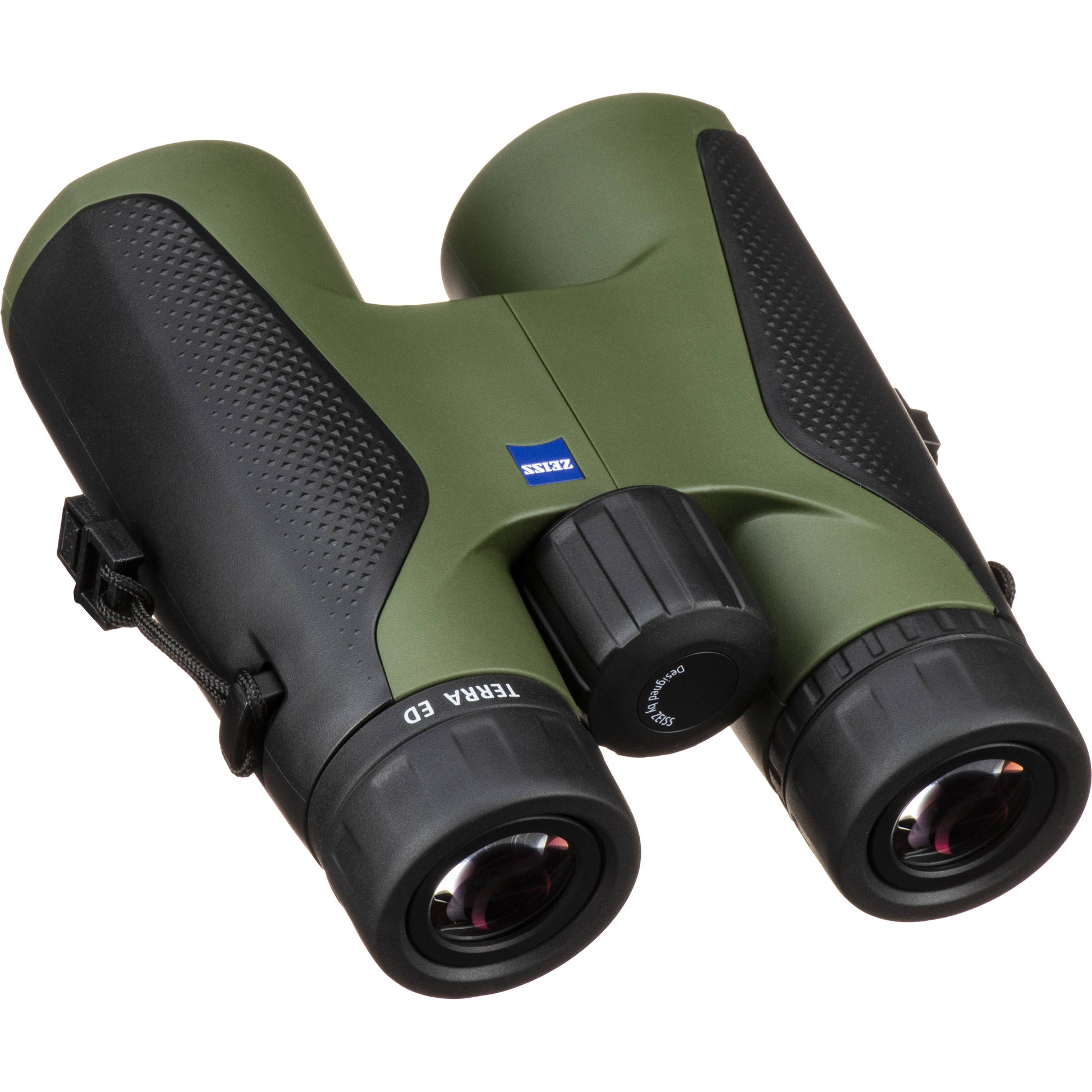 Zeiss Terra ED 10x42 binoculars with ED glass, waterproof build, and compact design for birding and travel.