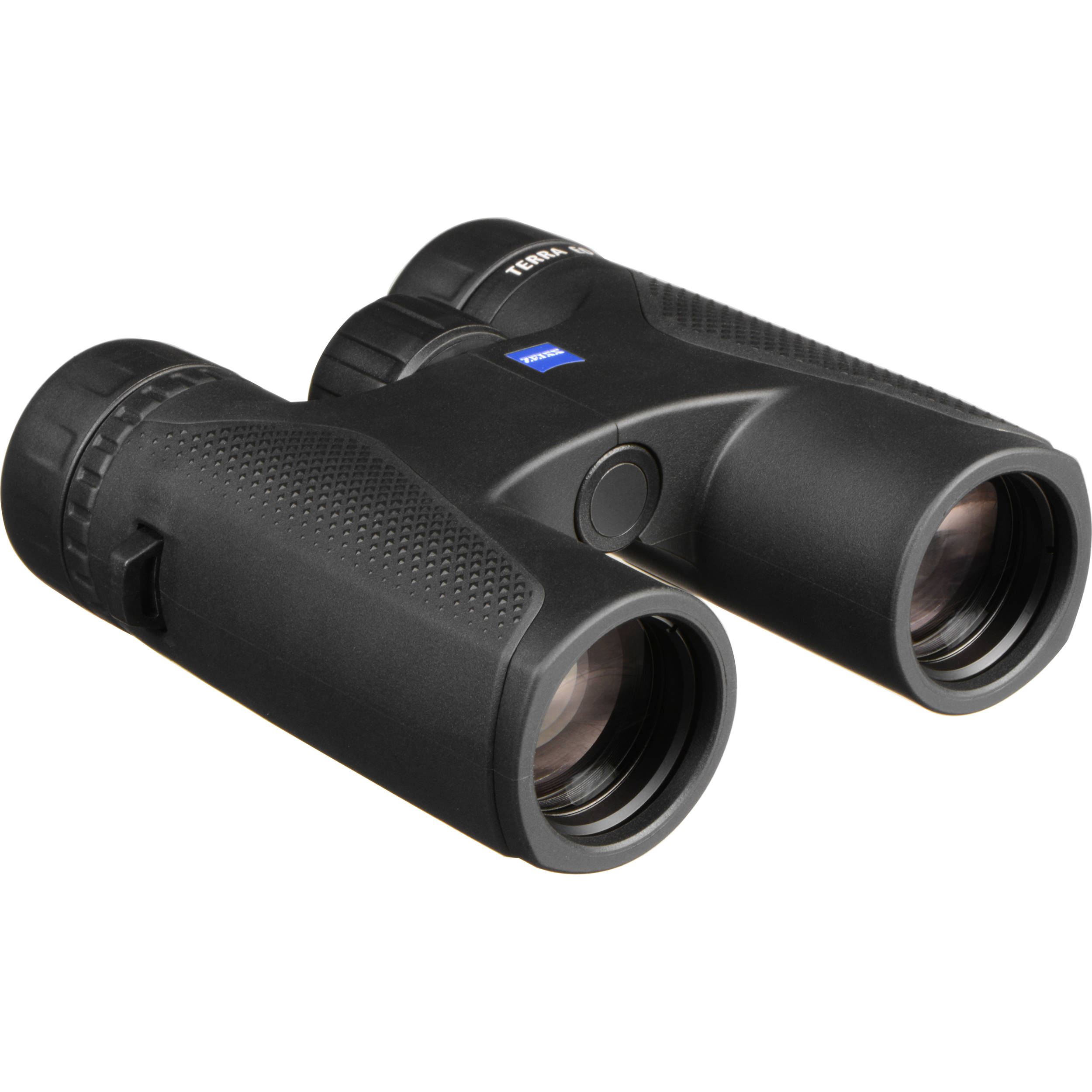 Black Zeiss Terra ED 8x32 binoculars with ED glass, wide view, waterproof and fog-proof design.