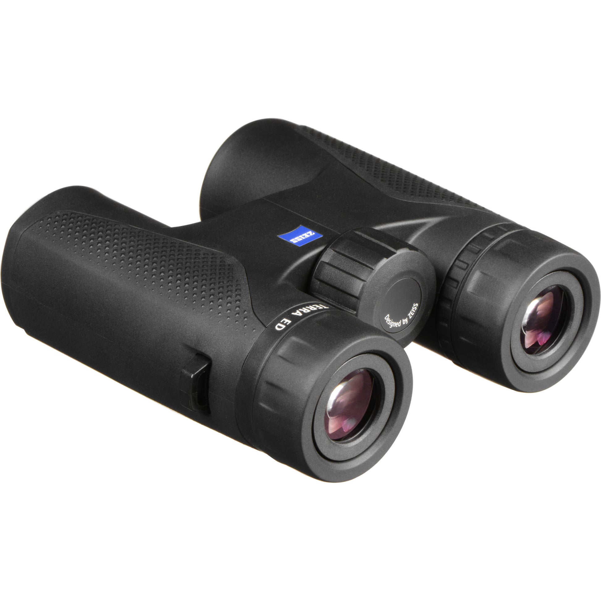 Black Zeiss Terra ED 8x32 binoculars with ED glass, wide view, waterproof and fog-proof design.