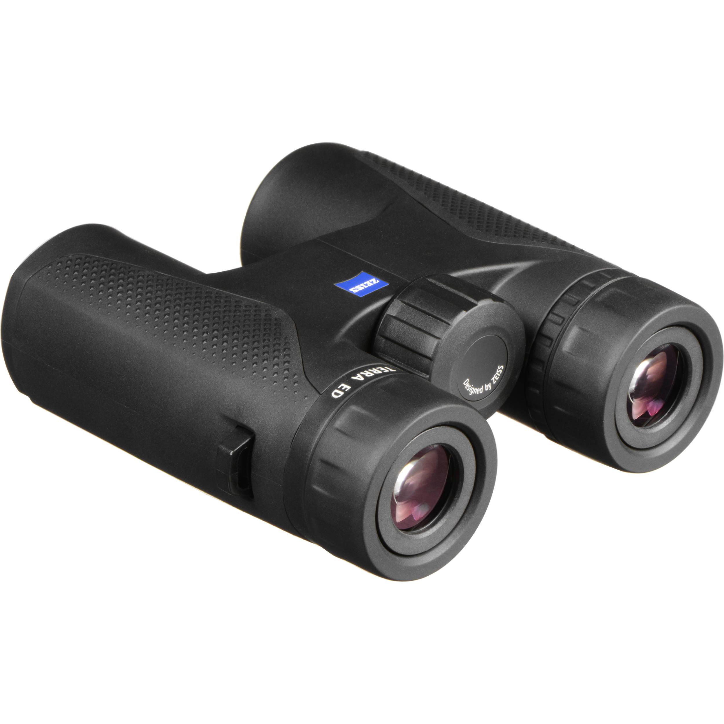 Black Zeiss Terra ED 8x32 binoculars with ED glass, wide view, waterproof and fog-proof design.
