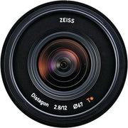 Zeiss Touit 12mm f/2.8 for Fujifilm X. Ultra-wide APS-C prime with f/2.8 aperture, sharp detail, natural colours, and lightweight portability.